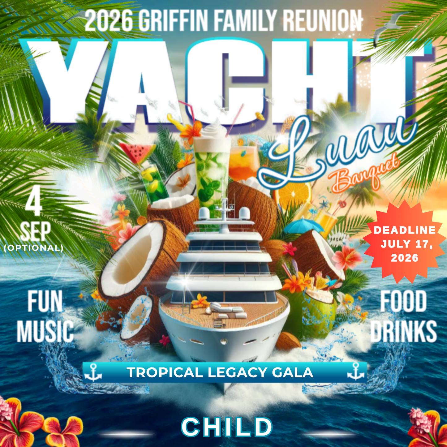 Tropical Cruise (Child Ages 3-10)