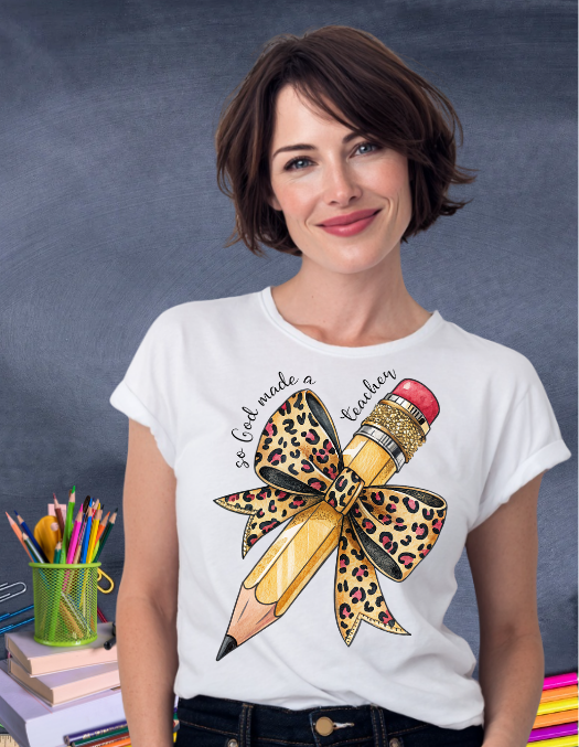 Teacher Pencil Graphic Tee